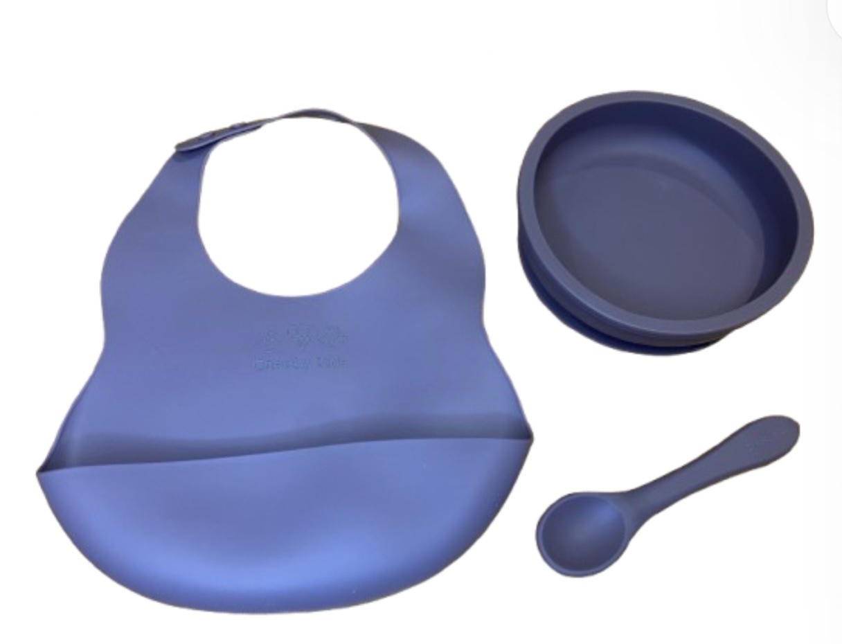 Non Toxic / BPA Free / Silicone Bowl & Bib Sets - Image 3