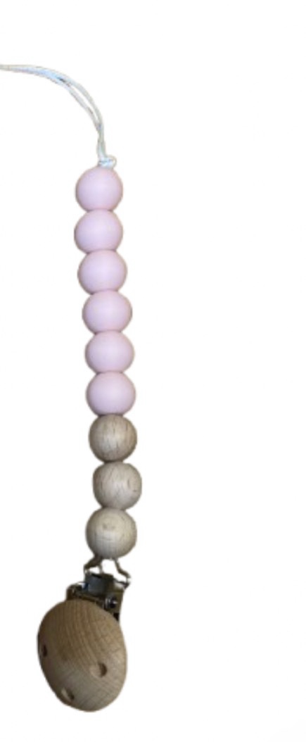 Non Toxic / BPA Free / Silicone & Wooden Dummy Clips - Image 6