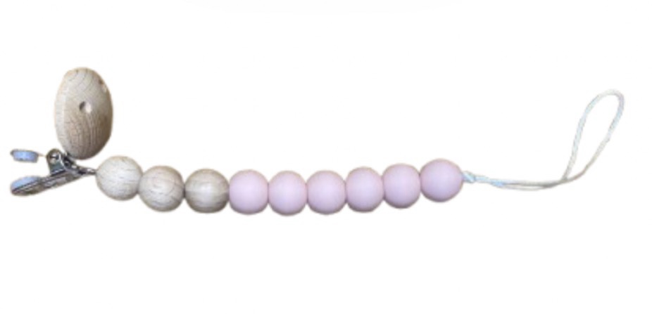 Non Toxic / BPA Free / Silicone & Wooden Dummy Clips - Image 5