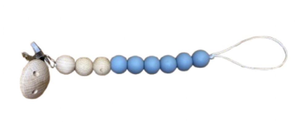 Non Toxic / BPA Free / Silicone & Wooden Dummy Clips