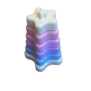 Non Toxic / BPA Free / Silicone Stackable Toys
